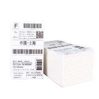 Label Pengiriman Termal Lipat 4X6 inci Grosir Pabrik, Tahan Air, Fitur Anti Minyak untuk Supermarket