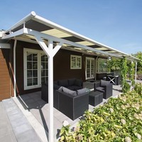 Lames d'ombrage en aluminium de conception nouvelle avec protection UV, toit télescopique extérieur, fonctionnement automatisé, matériau en alliage d'aluminium