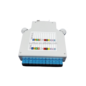 12 cổng nhôm sợi quang hộp phân phối Din Rail gắn fibre quang Splice bao vây hộp thiết bị đầu cuối cho FTTH - Product Image 5