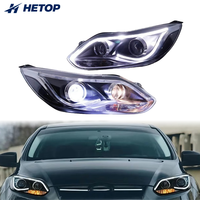 Phares avant HETOP Focus 2012-2015, amélioration des phares de voiture, phares LED, feux de jour DRL, accessoires de tuning pour Ford