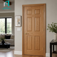 Premium Timber Interior Door Smooth Finished Surface for Hotel Guest Room Renovation and Interior Space Upgrade
