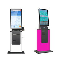 China Crtly Self Service Kiosk Manufacturer Self Payment Ticket Dispenser Machine Card Dispenser Kiosk with Bill Acceptor