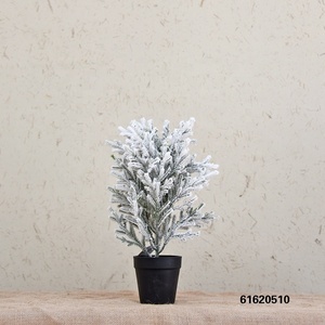 Petit bonsaï de pin blanc et vert en plastique de Hunan Zhangjiajie Fuyuan, 50 cm de haut, plante en pot simulée pour la Saint-Valentin et Halloween - Product Image 5