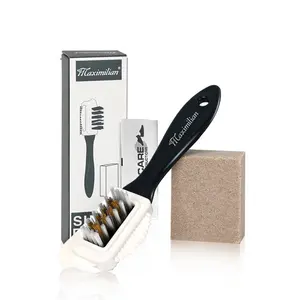 Multifunction Nubuck Brush Suede Shoe Cleaning Brush With Suede Eraser Matte Leather Fabric Care Shoe Rubber