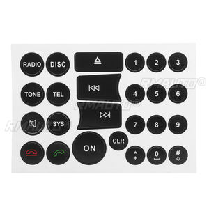 Autocollants de réparation pour boutons de voiture, volant, climatisation, verrouillage de porte, vitres, neufs pour Mercedes-Benz 2007-2014 - Product Image 3