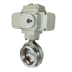 ISO elektrikli vakum kelebek vana yüksek vakum helyum muayene 304 paslanmaz çelik kaynak fabrika destek özelleştirme - Product Image 1
