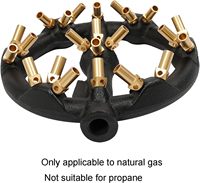 Brûleur à Jet à gaz naturel 23 pointes, pour gamme Wok, nouveaux appareil en fonte à haute pression, perçage et buse ronde à corps en fonte
