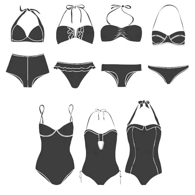 Wholesale Manufacturing New Design Custom Swimwear Women Oem One Piece Swimsuit Cover Up Custom Logo Color Custom Bikinis Set