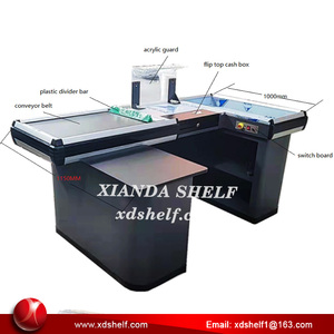 Mesa de mostrador de efectivo para supermercado, máquina de conteo de monedas, nuevos diseños de cajero - Product Image 2