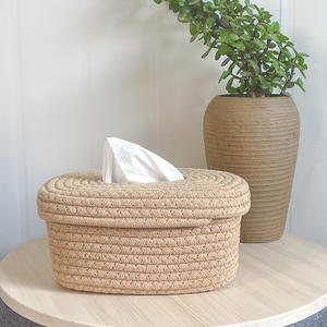 Boîte à mouchoirs en bambou écologique, design moderne et créatif, simple et rectangulaire, pour le rangement des serviettes, pour la maison, le salon, la salle à manger - Product Image 1