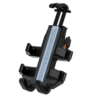 Support de téléphone pour moto étanche à 8 griffes et chargeur USB QC3.0