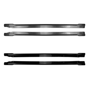 Jupes latérales Amp-Z pour BMW X1 iX1 U11 M Sport 2023, finition noir piano mat, texture fibre de carbone, kit carrosserie avec ruban adhésif ou vis - Product Image 2