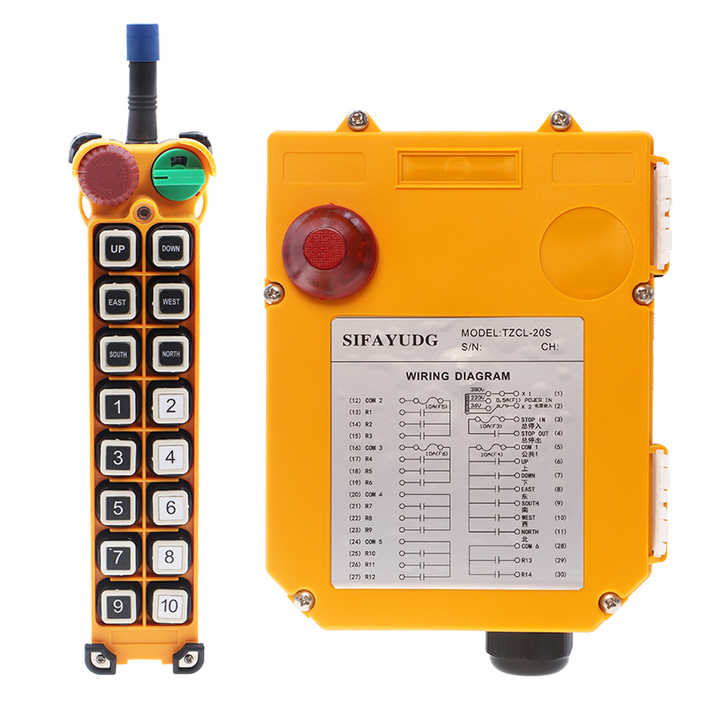 Hot Sale Imported Chip Lifting Crane Sanitation Truck Industrial Remote Control Manufacturer