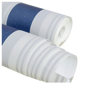 Nuevo papel tapiz de rayas verticales mediterráneas para niños estadounidenses de gran venta - Product Image 1