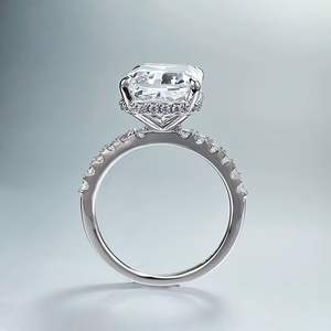 Anillo de Plata de Ley 925 de Lujo, Fabricación India, con Perla Natural de Corte Brillante, Certificado IGI, para Mujer, Disponible al Mejor Precio - Product Image 2