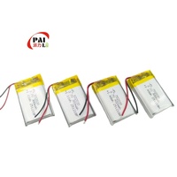 Batterie rechargeable à semi-conducteurs de haute qualité 602030 300mAh, cathode LiCoO2, taux de décharge 0,5-1,0C, -20°C à 60°C, pour jouets et produits grand public