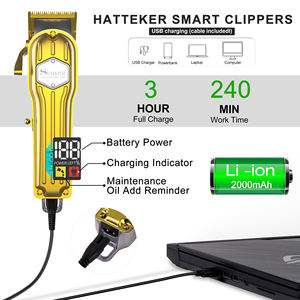 <span class=keywords><strong>SURKER</strong></span>-cortauñas LED con batería de litio, Afeitadora eléctrica recargable - Product Image 2