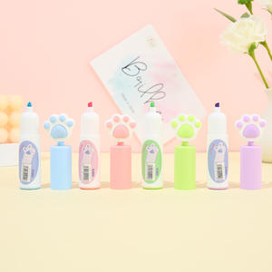 Stylo surligneur Fluorescent en forme de griffe de <span class=keywords><strong>chat</strong></span> mignon Offres Spéciales, papeterie d'écriture lisse pour prise de notes - Product Image 5