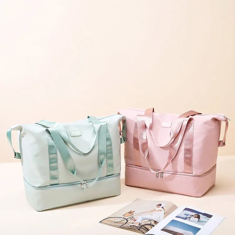 Водонепроницаемые расширяющиеся сумки для багажа из ткани Оксфорд, чехлы для путешествий для женщин и мужчин, Спортивная Складная Спортивная дорожная сумка