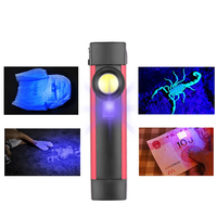 Lampe de travail LED COB rechargeable DC pour extérieur, étanche IPX4, compatible 12V, utilisation portable en voiture, angle de faisceau 180°, CRI 70 élevé, dimmable