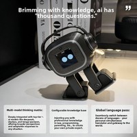 Nouveau robot de bureau IA EMO DeepSeek Doubao, interactif (chat, danse, musique), animal de compagnie programmable, capteur tactile, éducation STEM pour enfants
