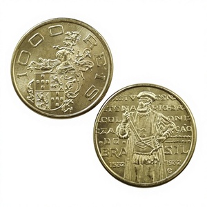 Koin Peringatan Gaya Antik 1000 Reis Brasil 1932, Hadiah, Dekorasi Rumah - Product Image 4