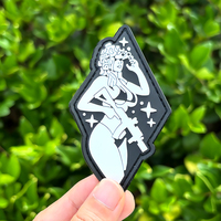 Offre Spéciale 3D Pvc Patches En Gros En Caoutchouc Souple De Mode Applique En Relief Fer sur Personnalisé Silicone Crâne Pvc Patch pour Sac À Dos