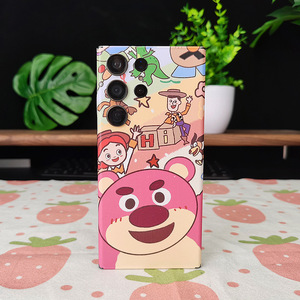 Protector de Pantalla Completo para Samsung S23 Ultra, Diseño de Dibujos Animados, Material PE, Película Trasera Rectangular, Decoración para Teléfono Móvil - Product Image 1