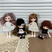 Mini poupée articulée en vinyle, plusieurs coiffures, vêtements décontractés, poupée de collection tendance, jouets en peluche pour adolescentes