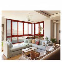 Ventanas Corredizas de Vidrio Negro de Eficiencia Energética Lukliving, Ventana Corrediza de Aluminio