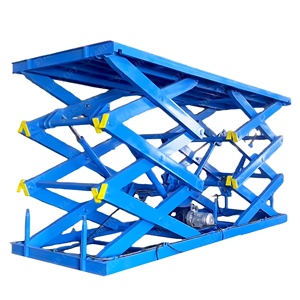 Platform pengangkat gunting tetap hidrolik yang dapat disesuaikan-2ton/5ton kerekan gunting mobil, 380V/220V (Bersertifikat CE) - Product Image 1