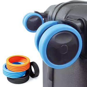 غطاء عجلة حقيبة السفر العالمي WCP002 الصامت، غطاء حماية سيليكون لتقليل الضوضاء ومقاومة التآكل - Product Image 1