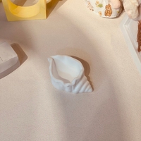 Coquillages, conques et étoiles de mer en plâtre non peint, moules vierges pour peinture DIY, artisanat pour enfants, plateau de rangement en gypse fait main, ornement