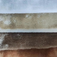 Tissu en fausse fourrure imprimé extensible 100% polyester, largeur 150 cm, 500 g/m², matériau écologique pour housses de siège de voiture, canapé, sacs