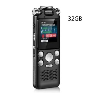 Grabadora de Voz Digital 8822 de 32 GB con Micrófono Dual, Cancelación de Ruido, Reproductor de Audio Portátil - Product Image 1