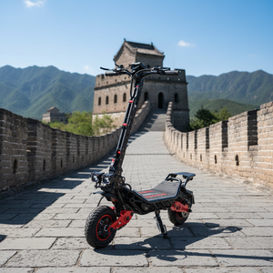 Scooter Eléctrico de Doble Motor Todoterreno Plegable para Adultos, 75 km/h, Largo Alcance, Neumáticos Anchos, Certificado CE, Diseño Plegable Urbano LYT57, Compacto para Fácil Transporte - Product Image 2