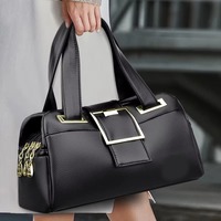 Sac à main tendance couleur macaron pour femme, sac à bandoulière rétro en cuir PU, sac sous le bras, petit sac fourre-tout de luxe, fournisseur en gros