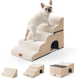 Escalón para Mascotas de Espuma con Casa para Dormir, Productos para Mascotas, Multifuncional, Portátil, con Asa - Product Image 4