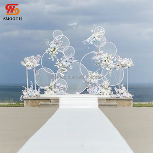 SMOOTH - Fondo de Escenario para Bodas al por Mayor, Decoración con Luces LED, Acero Inoxidable, Adornos para Banquetes y Fiestas - Product Image 1