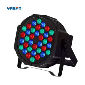 RGB DMX512 36 LED Par ışıkları ses aktif uzaktan kumanda DJ disko Bar parti sahne aydınlatma