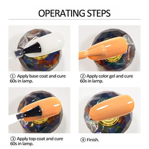 Abrltino-Esmalte de uñas en gel fluorescente, esmalte de uñas <span class=keywords><strong>semipermanente</strong></span> UV LED de neón de marca blanca - Product Image 5