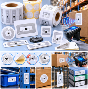 Custom <b>Printable</b> RFID Tag <b>Sticker</b> for Warehouse Stock Management and Real Time Inventory Monitoring - Product Image 2