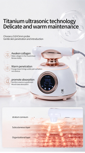 Appareil de beauté numérique en or rose blanc, machine d'épilation à affichage numérique, appareil de soins personnels - Product Image 4