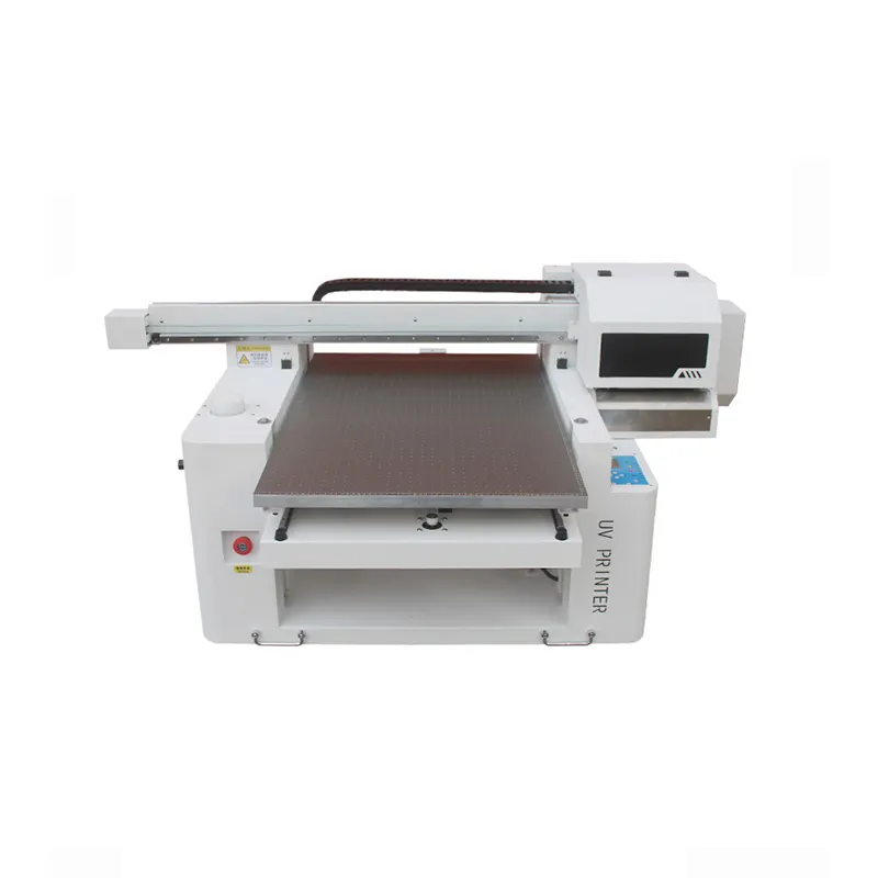 2022 UV DTF printer new tech 3 heads with varnish function film roller sticker DTF 6090 UV printer