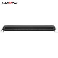 Barre lumineuse Led de voiture tout-terrain 4x4, barre lumineuse LED de 20 pouces avec support de lumière de Position, camion, barre en acier inoxydable Super brillante