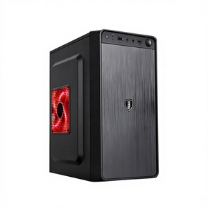 Boîtier <span class=keywords><strong>PC</strong></span> Gaming et de Bureau à Flux d'Air Élevé, Façade en Maille, <span class=keywords><strong>Mini</strong></span> Tour en Acier SPCC, Ventilateur RGB, Prise en Charge Micro ATX, Alimentation ATX, Châssis Personnalisé, Stock Meway - Product Image 1