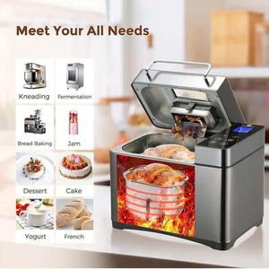Электрическая Бытовая Автоматическая хлебопечка, самая продаваемая Высококачественная хлебопечка, S.S хлебопечка со светодиодным дисплеем. - Product Image 2