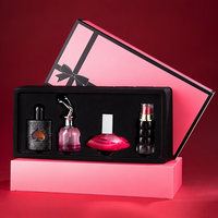 Nouveau Coffret Cadeau de Parfum pour Femme : Eau de Toilette Fraîche, Naturelle, Légère, Longue Durée, Haute Qualité, 4 Pièces, Parfum Original