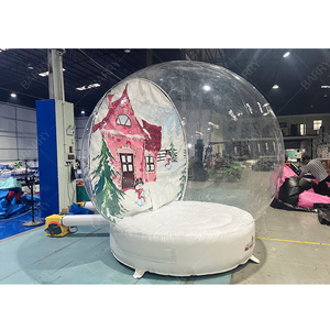 Événements fête clair gonflable cristal Igloo dôme tente à bulles boule à neige gonflable pour la décoration de noël - Product Image 1