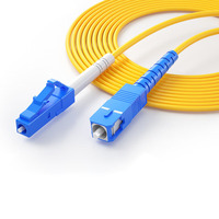 Câble de brassage fibre optique monomode de qualité télécom LC-SC DIMAN, flexible pour intérieur, FTTH, 3m 5m 10m, haute qualité, garantie 1 an
